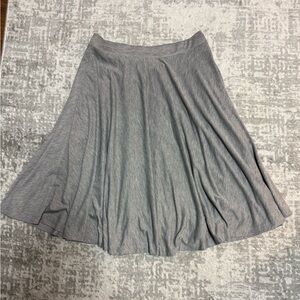 Chic Women's Gray A-Line Skirt